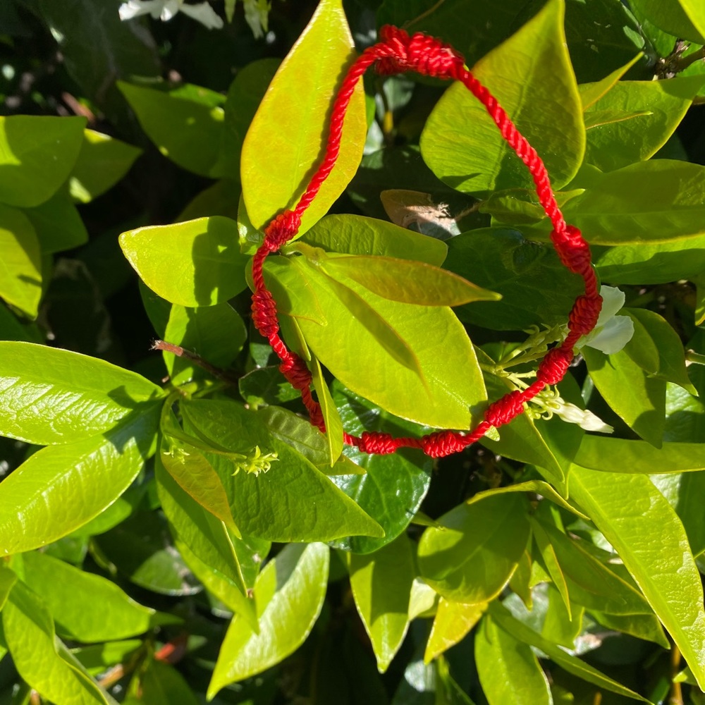 Red bracelets